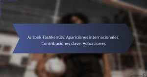 Azizbek Tashkentov: Apariciones internacionales, Contribuciones clave, Actuaciones